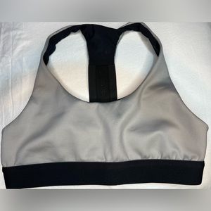 KORAL Sweeper Sports Bra size M, preowned Gray And Black